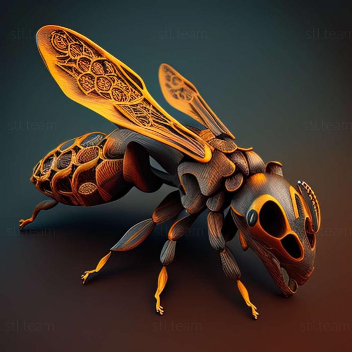 3D model Lasioglossum packeri (STL)